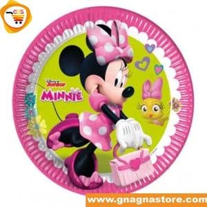 Lot de 8 pieces assiette Minnie Mouse