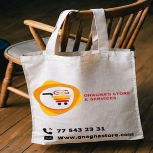 Tote bag en tissu élégant et raffiné